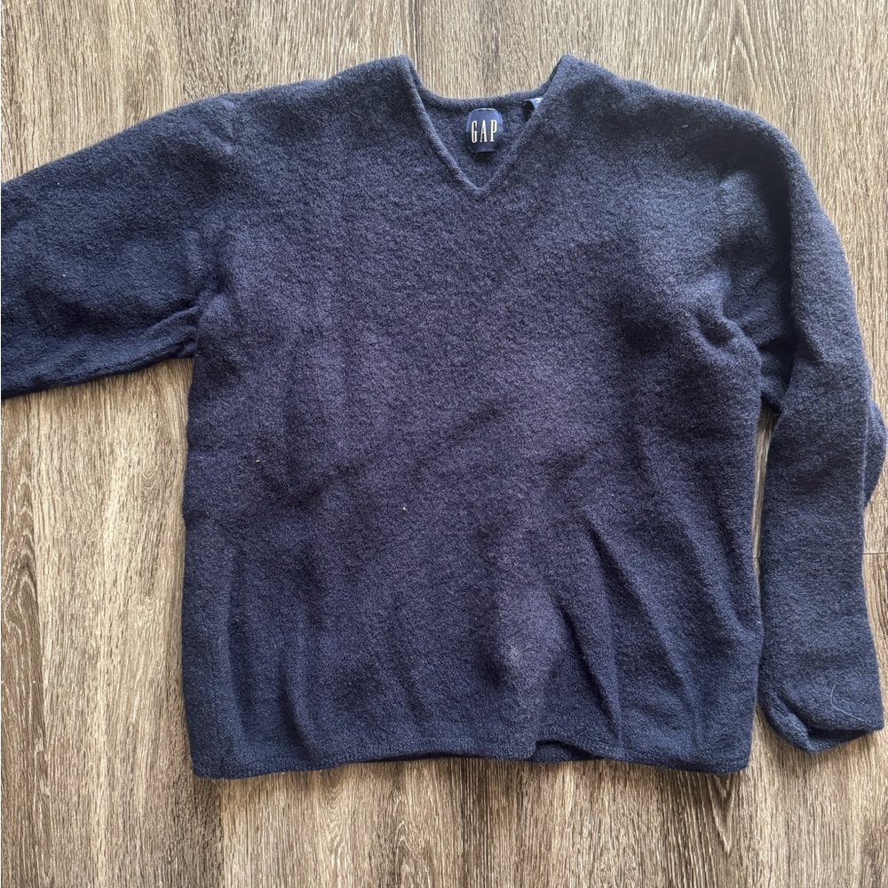 GAP Navy Blue Wool Sweater